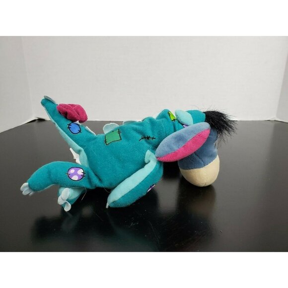 Walt Disney Mouseketoys Mini Bean Bag Dinosaur Eeyore 9" Plush -Dinosaur Costume - Picture 2 of 9